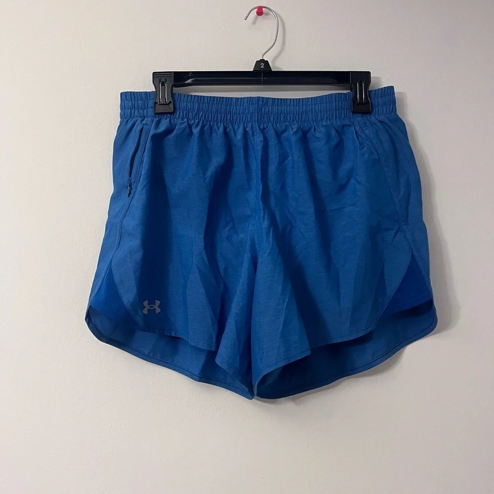 Under Armour Women's Athletic Blue Shorts - Picture 1 of 2